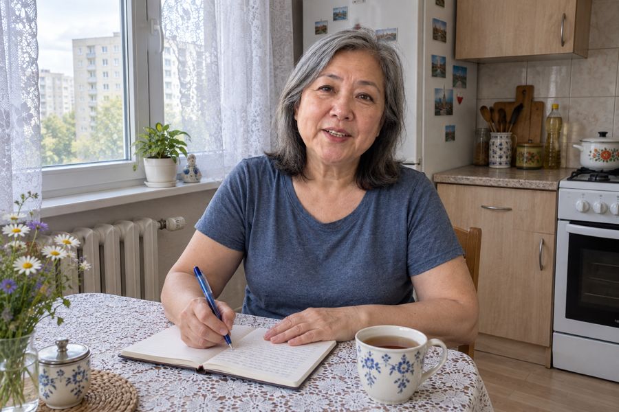 Emiko w kuchni