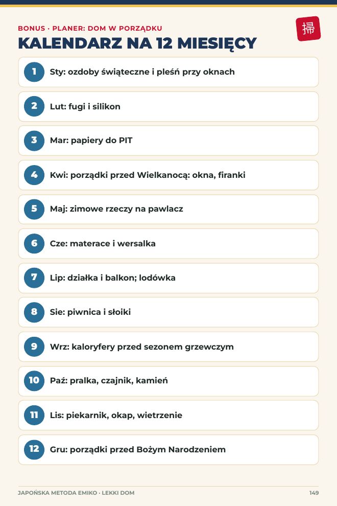 Bonus: kalendarz na 12 miesięcy
